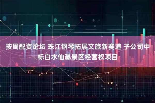按周配资论坛 珠江钢琴拓展文旅新赛道 子公司中标白水仙瀑景区经营权项目